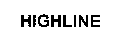 Trademark Logo HIGHLINE