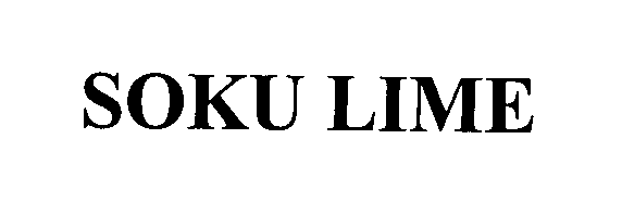 Trademark Logo SOKU LIME