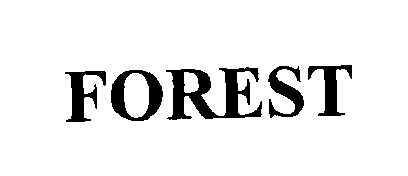 Trademark Logo FOREST