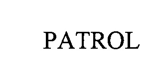 Trademark Logo PATROL
