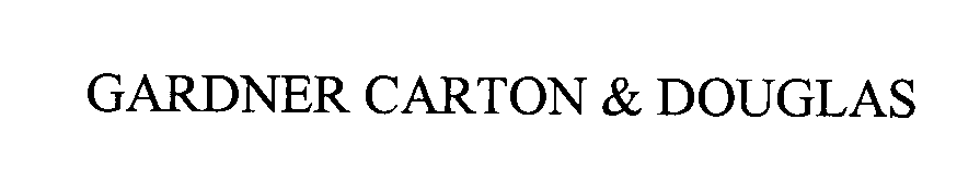 Trademark Logo GARDNER CARTON & DOUGLAS