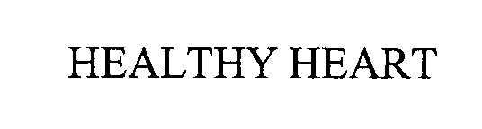 Trademark Logo HEALTHY HEART