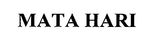 Trademark Logo MATA HARI