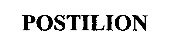 Trademark Logo POSTILION