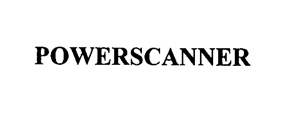 Trademark Logo POWERSCANNER