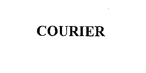Trademark Logo COURIER