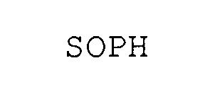 Trademark Logo SOPH