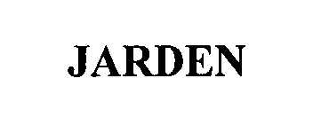 Trademark Logo JARDEN