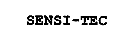 Trademark Logo SENSI-TEC