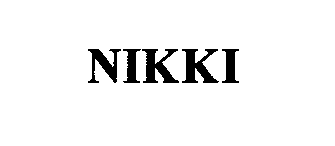 Trademark Logo NIKKI
