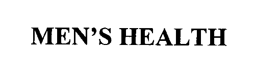 Trademark Logo MEN'S HEALTH