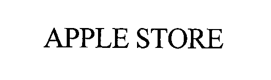 Trademark Logo APPLE STORE