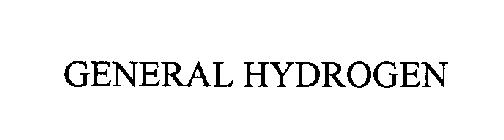 Trademark Logo GENERAL HYDROGEN