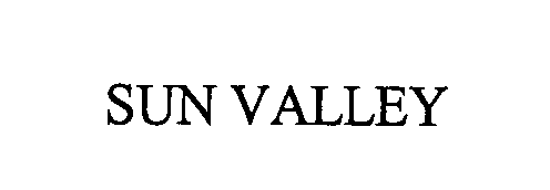 Trademark Logo SUN VALLEY