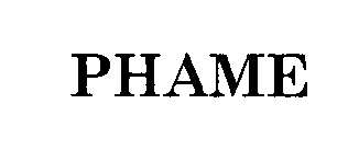 Trademark Logo PHAME