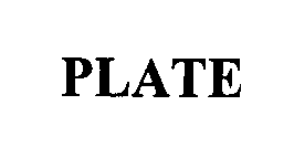 Trademark Logo PLATE