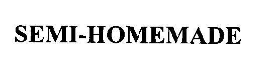 Trademark Logo SEMI-HOMEMADE