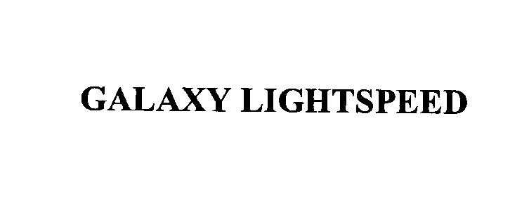 Trademark Logo GALAXY LIGHTSPEED