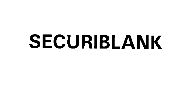  SECURIBLANK