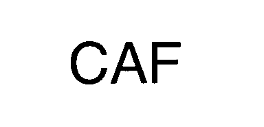 Trademark Logo CAF