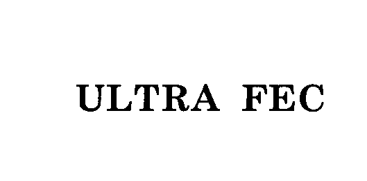 Trademark Logo ULTRA FEC
