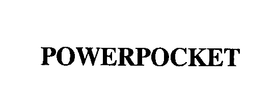 Trademark Logo POWERPOCKET