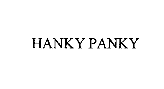  HANKY PANKY
