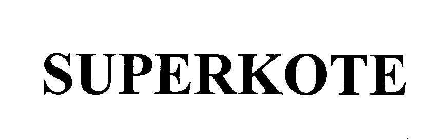 Trademark Logo SUPERKOTE