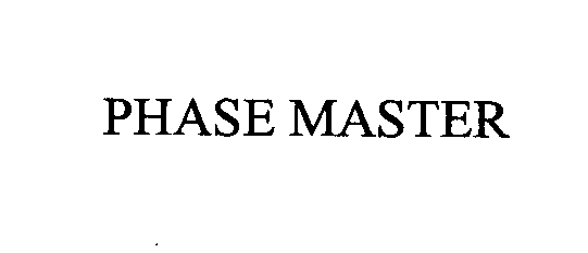  PHASE MASTER