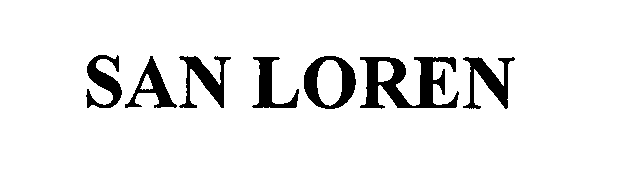 Trademark Logo SAN LOREN