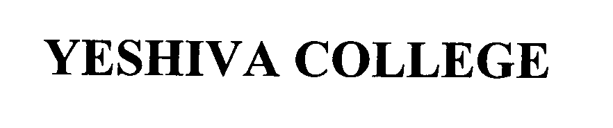 Trademark Logo YESHIVA COLLEGE
