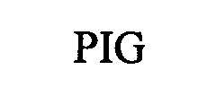 Trademark Logo PIG
