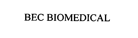  BEC BIOMEDICAL