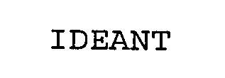  IDEANT