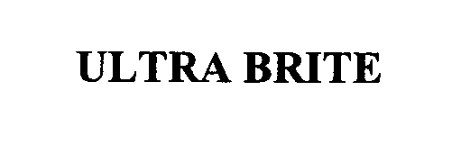 Trademark Logo ULTRA BRITE