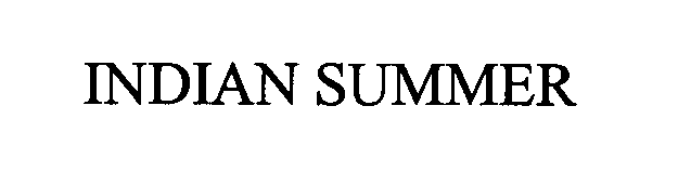 Trademark Logo INDIAN SUMMER