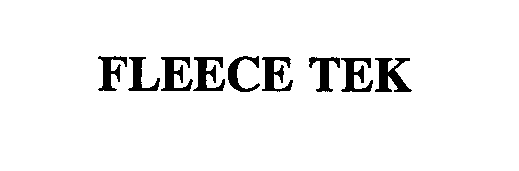 Trademark Logo FLEECE TEK