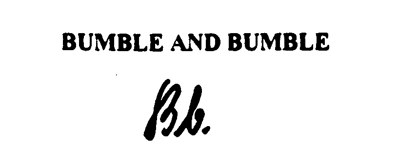 Trademark Logo BUMBLE AND BUMBLE BB.