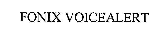 Trademark Logo FONIX VOICEALERT