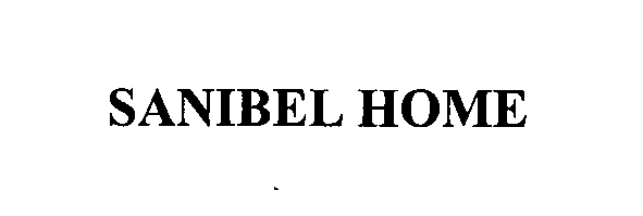 Trademark Logo SANIBEL HOME
