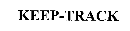 Trademark Logo KEEP-TRACK