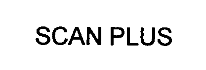 Trademark Logo SCAN PLUS