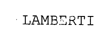  LAMBERTI