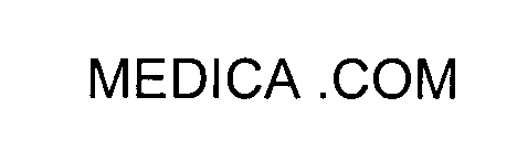 Trademark Logo MEDICA .COM