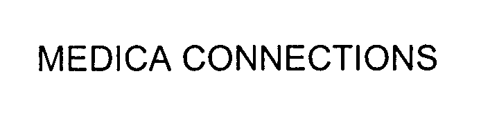 Trademark Logo MEDICA CONNECTIONS