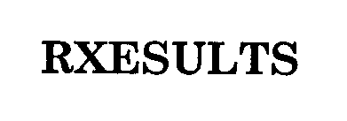 Trademark Logo RXESULTS