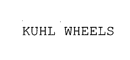  KUHL WHEELS