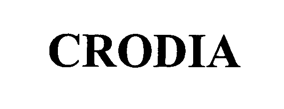 Trademark Logo CRODIA