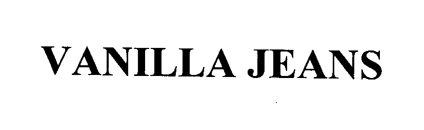 Trademark Logo VANILLA JEANS