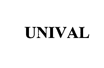 Trademark Logo UNIVAL